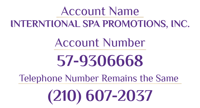 zelle-venmo-payments International Spa Promotions
